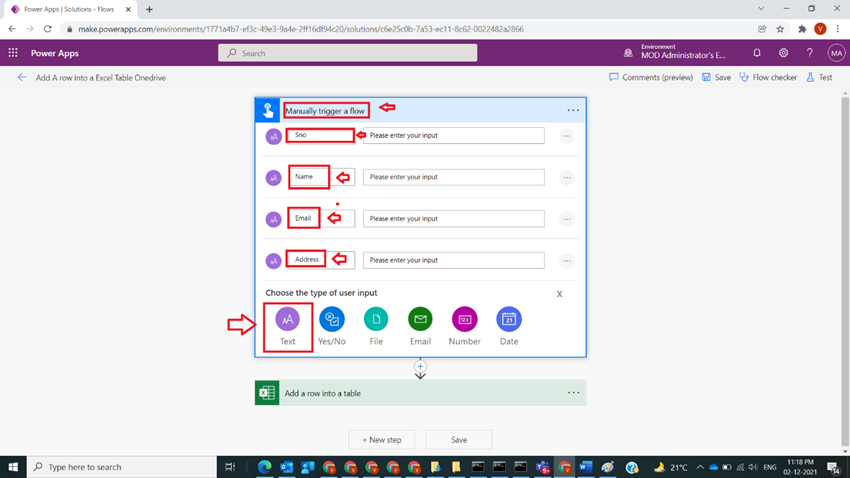 Add A Row Into An Excel Table Onedrive In Power Automate